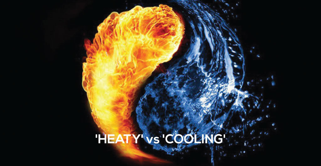 ‘Heaty’ vs ‘Cooling’