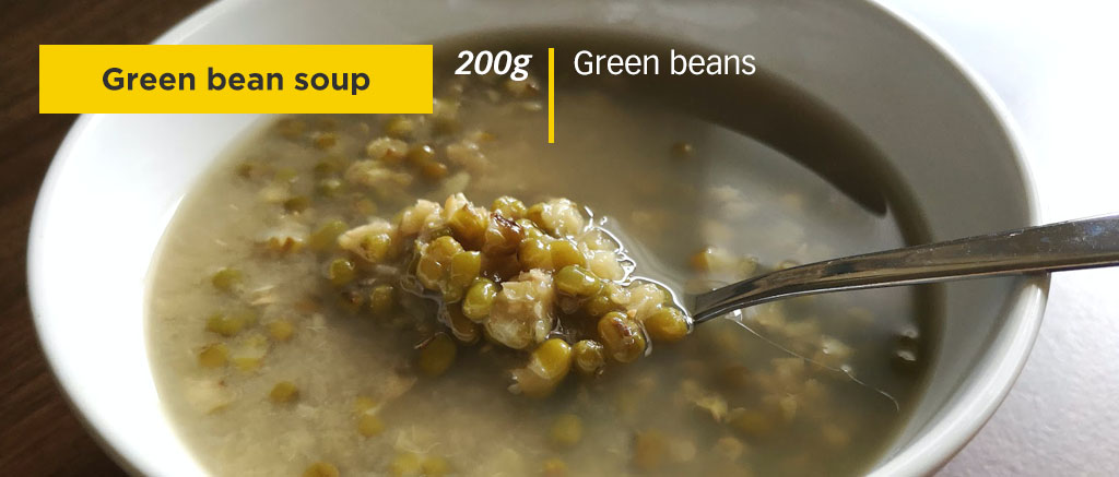 Green Bean Soup for Nose Acne